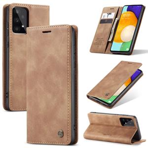 CaseMe Samsung Galaxy A73 hoesje - Retro Bruin