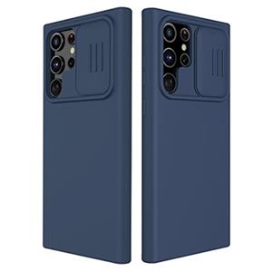 Nillkin CamShield Silky Samsung Galaxy S22 Ultra 5G Hybrid Case - Blauw