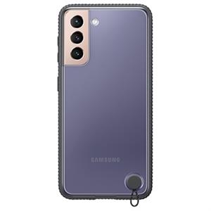Samsung Original Clear Protective Cover für das Galaxy S21 Plus - Transparent / Schwarz