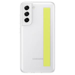 Samsung Slim Strap Cover für Galaxy S21 FE 5G weiß