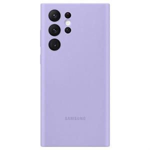 Samsung Silicone Cover für Galaxy S22 Ultra lavendel