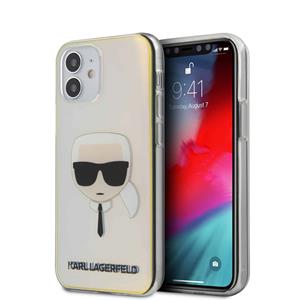 Karl Lagerfeld Iridescent Boss Backcase Hoesje iPhone 12 Mini