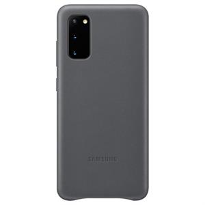 Samsung Leather Cover für Galaxy S20 grau