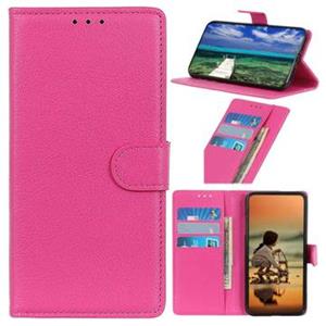 Nokia C2 2e editie Wallet Case met magnetische sluiting - Felroze