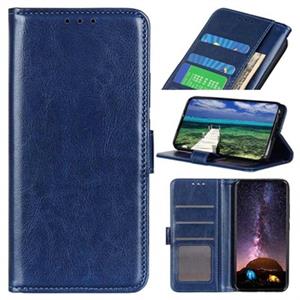 Samsung Galaxy M52 5G Wallet Case met Magnetische Sluiting - Blauw