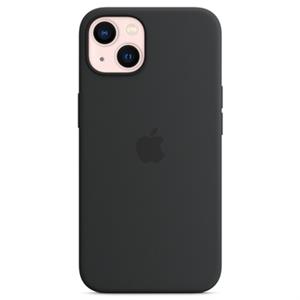 Apple Silikon Case mit MagSafe Handyhülle für Apple iPhone 13 mini mitternacht