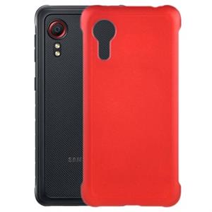 Samsung Galaxy Xcover 5 Rubberen Plastic Case - Rood