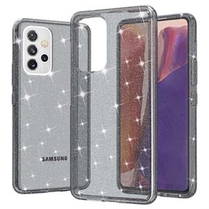 Stijlvolle Glitter Series Samsung Galaxy A53 5G Hybrid Case - Grijs