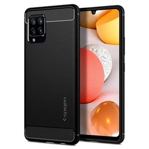 Spigen Rugged Armor Case für das Samsung Galaxy A42 - Schwarz