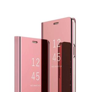 FONU Clear View Case Hoesje Samsung Galaxy A70 - Roze