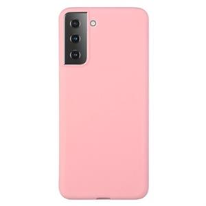 Anti-vingerafdruk mat Samsung Galaxy S22+ 5G TPU hoesje - roze