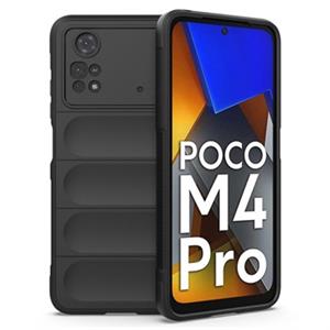 Rugged Series Xiaomi Poco M4 Pro TPU Case - Zwart