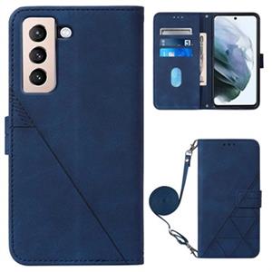 Line Series Samsung Galaxy S22+ 5G Wallet Case - Blauw