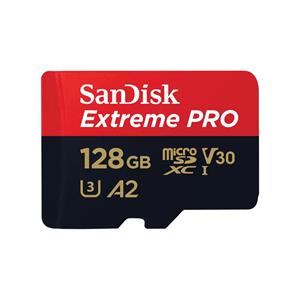 SanDisk Extreme Pro MicroSDXC 128GB 200MB/s A2 V30 + SD adapter
