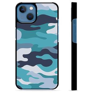 iPhone 13 Beschermende Cover - Blauwe Camouflage