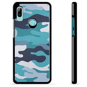 Huawei P Smart (2019) Beschermhoes - Blauw Camouflage