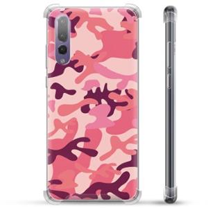Huawei P20 Pro Hybrid Case - Roze Camouflage