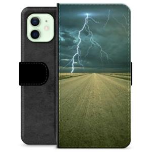 iPhone 12 Premium Wallet Case - Storm