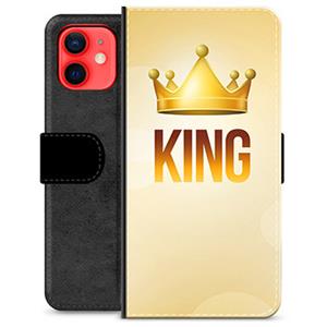 iPhone 12 mini Premium Portemonnee Hoesje - Koning