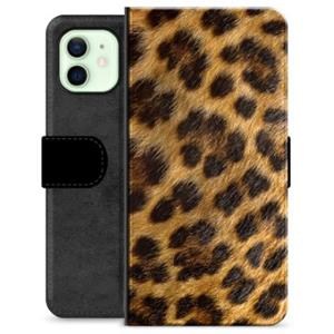 iPhone 12 Premium Wallet Case - Luipaard
