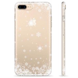iPhone 7 Plus / iPhone 8 Plus TPU-hoesje - Sneeuwvlokken