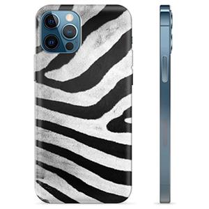 iPhone 12 Pro TPU-hoesje - Zebra
