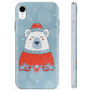iPhone XR TPU-hoesje - Kerstbeer