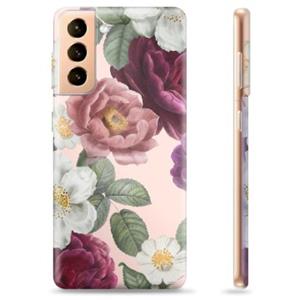 Samsung Galaxy S21+ 5G TPU Hoesje - Romantische Bloemen