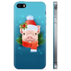 iPhone 5/5S/SE TPU-hoesje - Winter Piggy