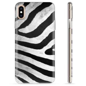 iPhone XS Max TPU-hoesje - Zebra