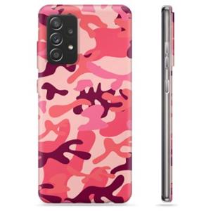 Samsung Galaxy A52 5G, Galaxy A52s TPU Hoesje - Roze Camouflage