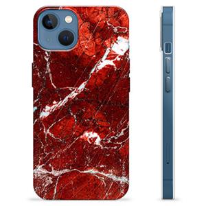 iPhone 13 TPU Case - Rode Marmer