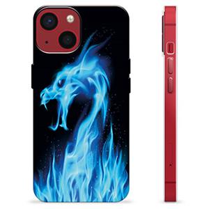 iPhone 13 Mini TPU-hoesje - Blue Fire Dragon