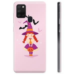 Samsung Galaxy A21s TPU-hoesje - Halloween-meisje