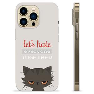 iPhone 13 Pro Max TPU-hoesje - Angry Cat