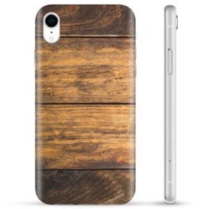 iPhone XR TPU-hoesje - hout