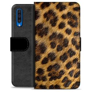 Samsung Galaxy A50 Premium Portemonnee Hoesje - Luipaard