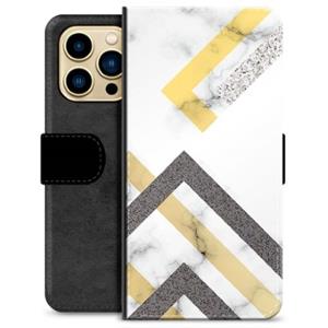 iPhone 13 Pro Max Premium Wallet Case - Abstract Marmer