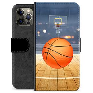 iPhone 12 Pro Max Premium Wallet Case - Basketbal
