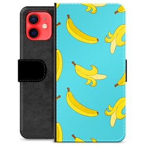 iPhone 12 mini Premium Wallet Case - Bananen
