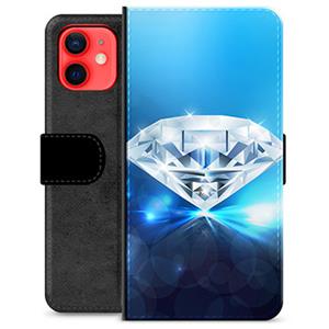 iPhone 12 mini Premium Portemonnee Hoesje - Diamant