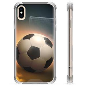iPhone X / iPhone XS hybride hoesje - Voetbal