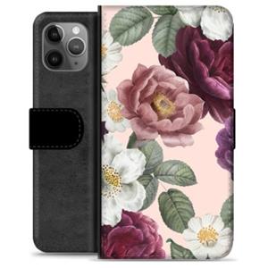 iPhone 11 Pro Max Premium Wallet Case - Romantische Bloemen