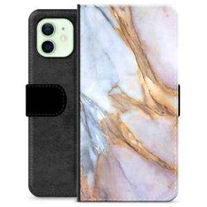 iPhone 12 Premium Wallet Case - Elegant Marmer