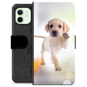 iPhone 12 Premium Portemonnee Hoesje - Hond