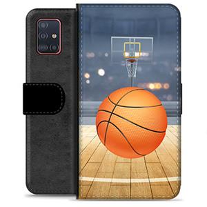 Samsung Galaxy A51 Premium Wallet Case - Basketbal