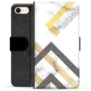 iPhone 7/8/SE (2020)/SE (2022) Premium Wallet Case - Abstract Marble