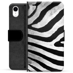 iPhone XR Premium Portemonnee Hoesje - Zebra