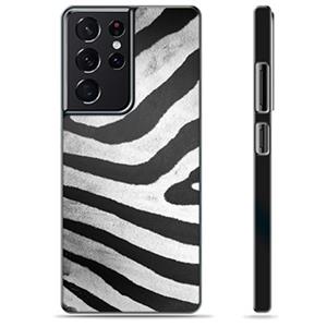 Samsung Galaxy S21 Ultra 5G Beschermhoes - Zebra
