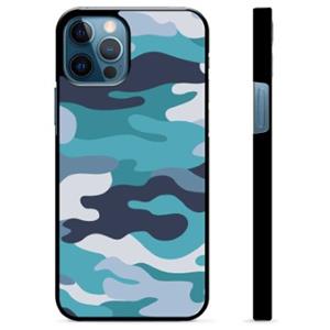 Beschermhoes voor iPhone 12 Pro - Blauw Camouflage